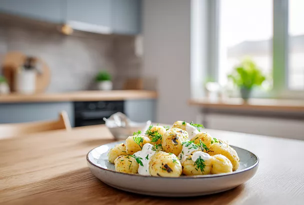 Картофельные ленивые вареники с грибами и луком: сочные, ароматные и очень простые