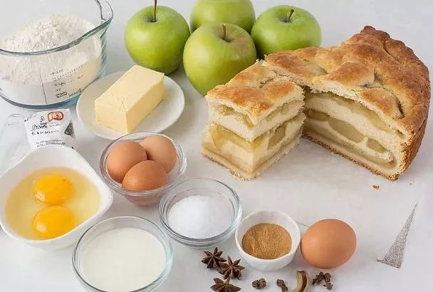 Ирландский яблочный пирог: перетёр муку с маслом — и хрустящая корочка, сочная начинка с пряностями