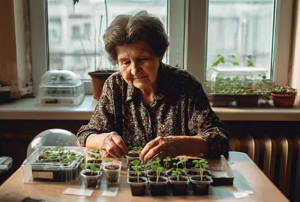 Землянику из семян сею в конце января: замачиваю на 6 часов  — всходы получаются дружные и быстрые