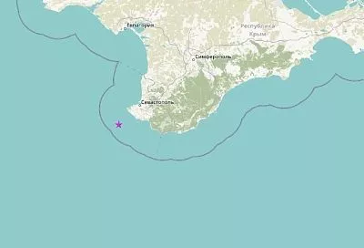 Землетрясение произошло в Черном море