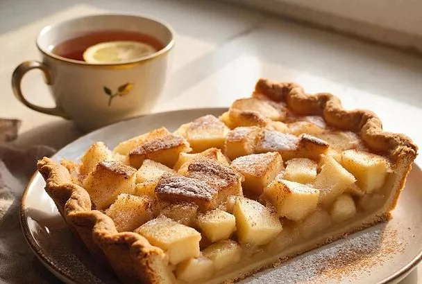 Когда хочется пирога, а возиться некогда: готовлю яблочный десерт прямо на сковороде