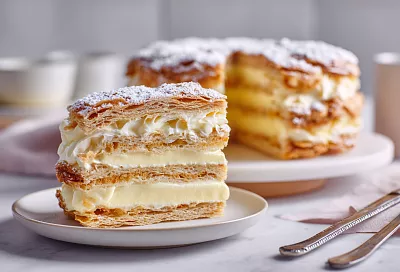 Нежнейший заварной торт: воздушным с кремовой прослойкой