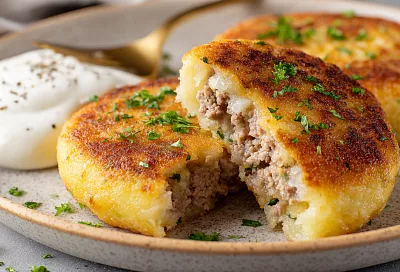 Картофельные зразы с сочной начинкой: румяные, нежные, «как в детстве»
