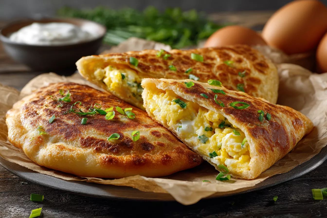 Самое мягкое и быстрое тесто для чебуреков с яйцом и зелёным луком – нежные, с хрустящей корочкой и домашним ароматом 