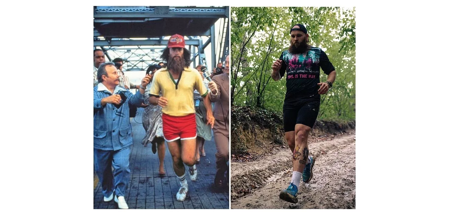 Александр Бьорн решил пробежать ультрамарафон из Новороссийска в Краснодар.  Это восхищает само по себе, но еще удивительнее, что он выглядит почти как главный герой  легендарного фильма про бег.