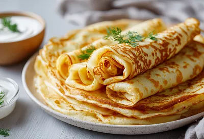 Мясные блинчики из куриного фарша без муки: сочные, белковые и очень вкусные — можно даже на диете