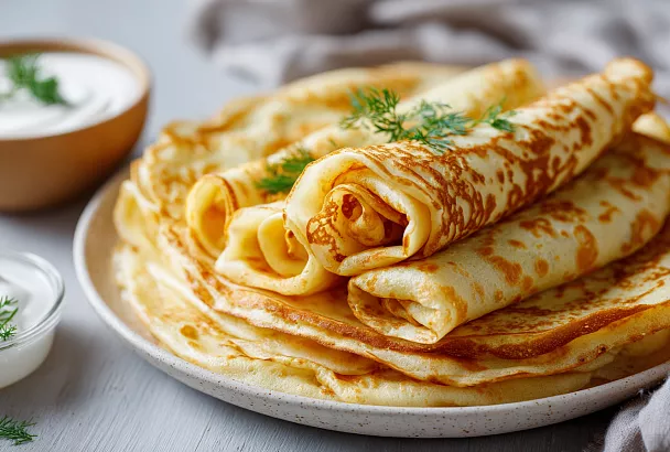 Мясные блинчики из куриного фарша без муки: сочные, белковые и очень вкусные — можно даже на диете