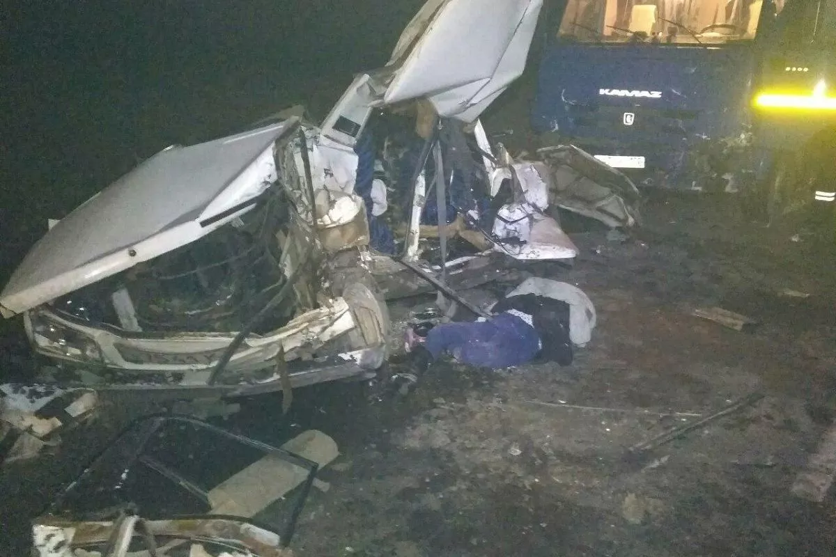 Место аварии