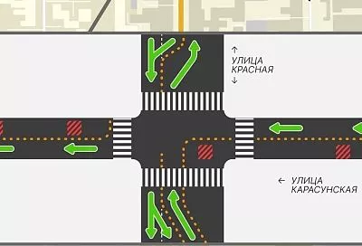 Движение транспорта на участке улицы в центре Краснодара ограничат на полтора месяца