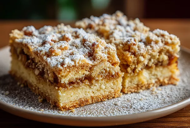 Пирог «Каракум» из 80-х: хрустящая крошка, нежная начинка из варенья и орехов