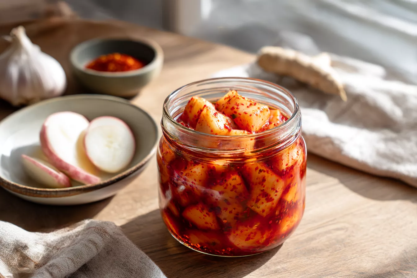 Режу редьку кубиками, заливаю ароматной пастой — и через пять дней на столе закуска, без которой уже не могу