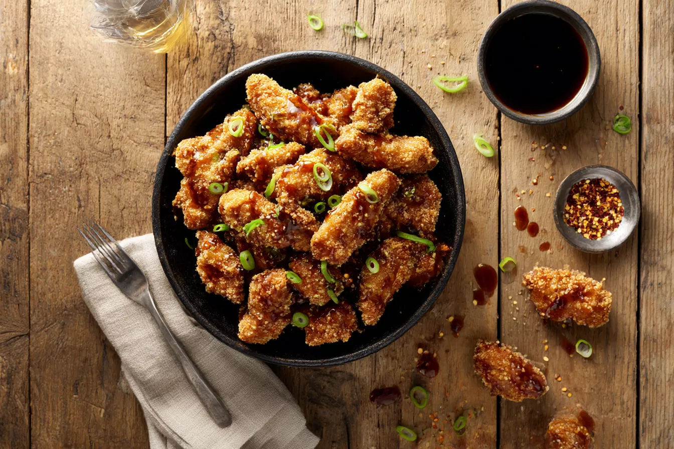 Хрустящие куриные крылышки без костей, как из фастфуда, но вкуснее