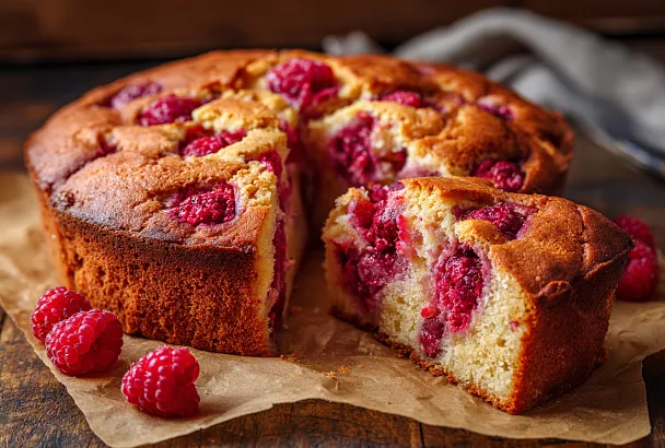 Малиновый пирог тает во рту: простой рецепт с любыми ягодами, даже зимой