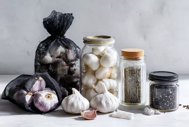 Как хранить чеснок без усушки и прорастания: 5 рабочих способов