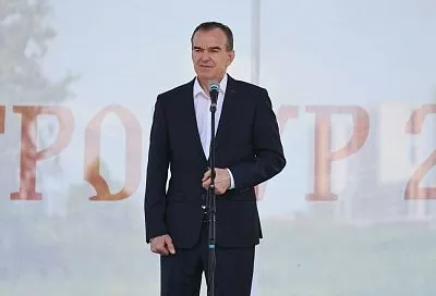 Губернатор Вениамин Кондратьев приветствовал гостей и участников краевой выставки-ярмарки «Агротур»