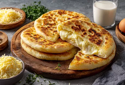 Хачапури на кефире: быстрый и простой рецепт