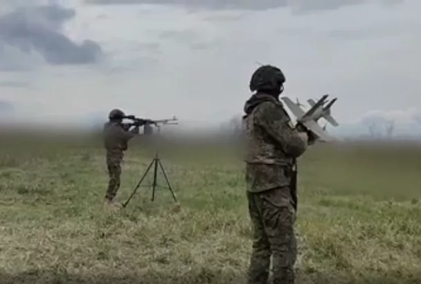 Для защиты воздушного пространства военнослужащие «Южной» группировки войск применяют дроны-перехватчики «Ёлка»