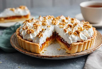 Зачем добавлять крахмал во взбитые белки для идеальной меренги на пироге