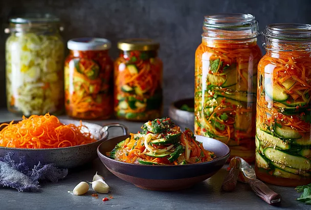 Хрустящие кабачки по-корейски на зиму: простой и вкусный рецепт