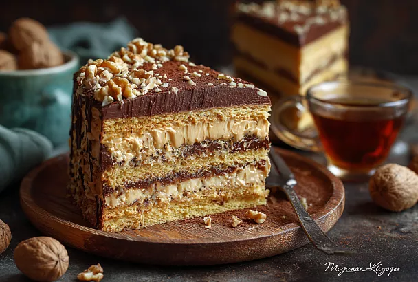 Торт «Золотой Ключик»: быстрый и вкусный рецепт для гостей