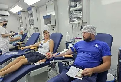 Специалисты Росводоканал Краснодар сдали 15 литров крови