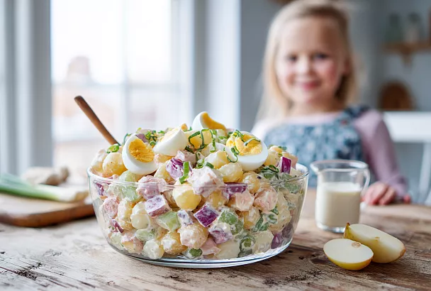 Салат с селёдкой и яблоком: свежий, пикантный и очень вкусный — никто не верит, что рецепт настолько прост