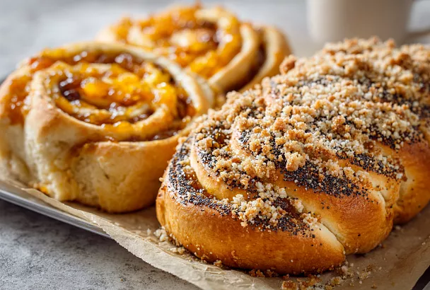 Пеку 2 воздушных рулета одновременно! С маком и повидлом – слоистые внутри и пекутся всего 40 мин 