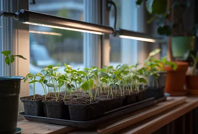 Подсветка рассады дома: сколько часов и когда включать, чтобы не вытянулась