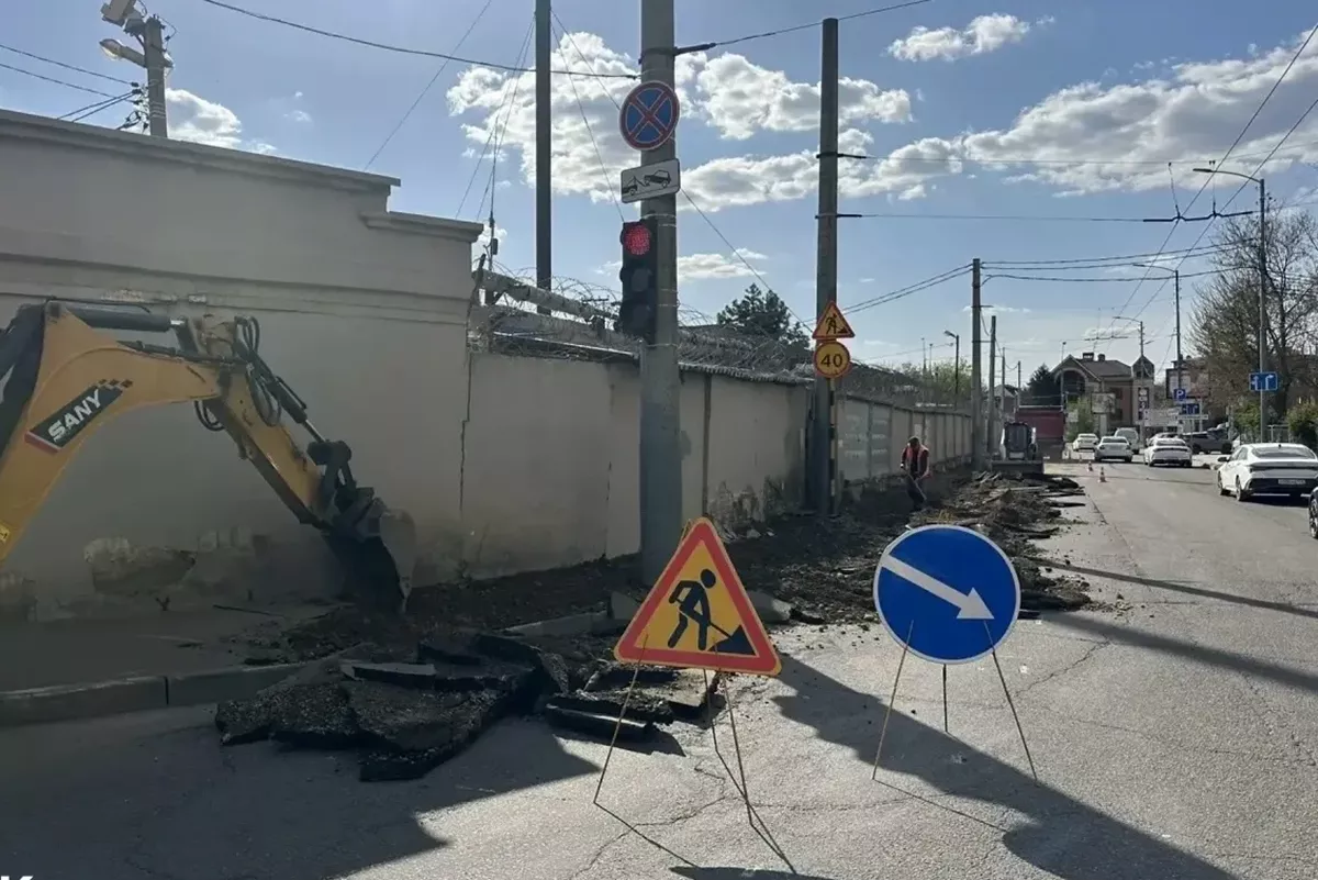 Дорожные работы стартовали на улицах Атарбекова, Тенистой и Красина в Краснодаре