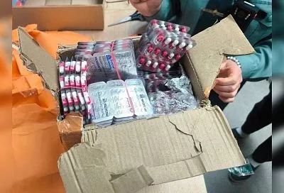 Таможенники нашли почти 2 тыс. капсул прегабалина из Индии в посылке для жителей Краснодара