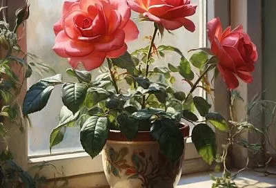 Роза в горшке: как превратить капризный цветок в пышный круглый год