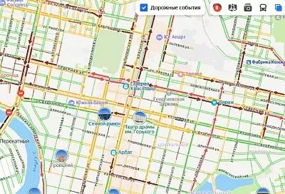 9-балльные пробки сковали дороги Краснодара