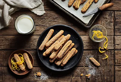 Хрустящее домашнее печенье к чаю