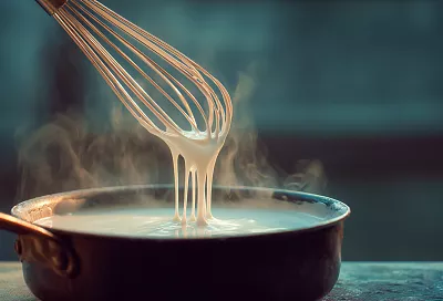 Простейший торт без выпечки из овсянки и молочного крема