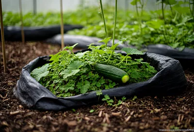 Огурцы в пакетах: лайфхак для холодной весны, когда «комары в валенках»
