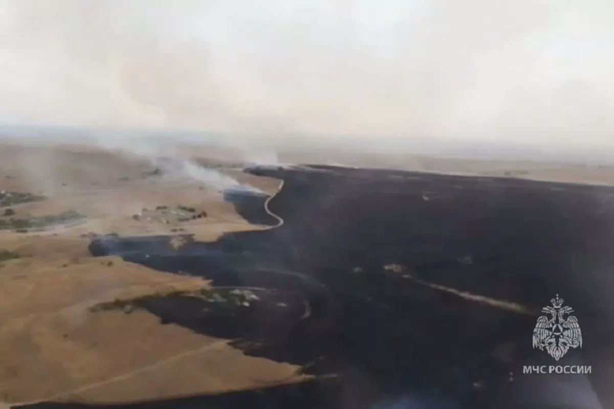 В Крыму потушили природный пожар на площади 5,2 тыс. гектаров