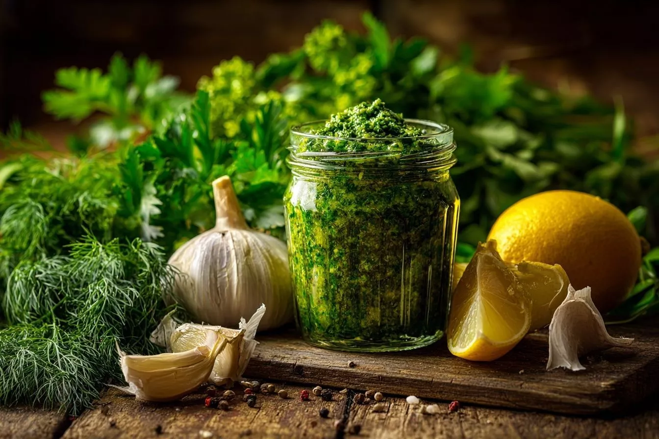 Не выбрасываю стебли укропа и петрушки — делаю «песто» для бутербродов, хранится месяц