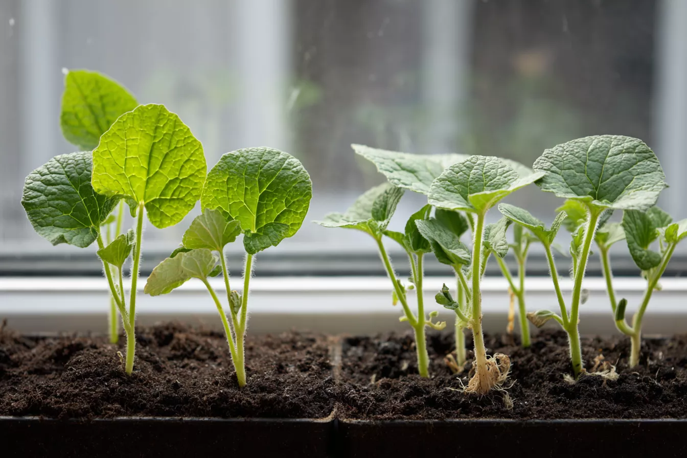Можно ли заглублять вытянувшуюся рассаду огурцов при пересадке