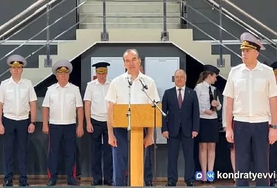 Губернатор Вениамин Кондратьев поздравил выпускников Краснодарского университета МВД России с окончанием учебы