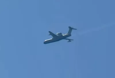Самолет-амфибия Бе-200 приступил к тушению пожара на территории заповедника «Утриш» под Анапой