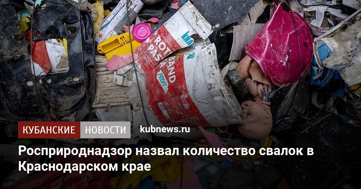 Росприроднадзор назвал количество свалок в Краснодарском крае