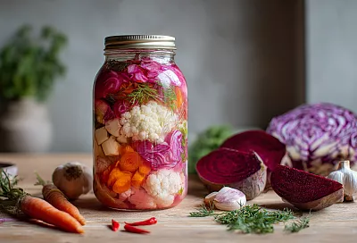 Квашеная капуста по-грузински – хрустит как снег, цвет как закат! 