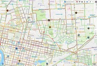 Дождь в городе. Краснодар встал в 10-балльных пробках