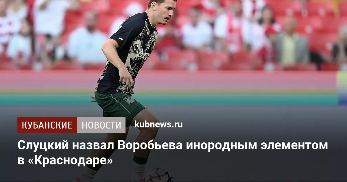 Слуцкий назвал Воробьева инородным элементом в «Краснодаре»