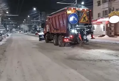 В мэрии Краснодара сообщили, какие работы по очистке дорог от снега и наледи запланированы на 15 января