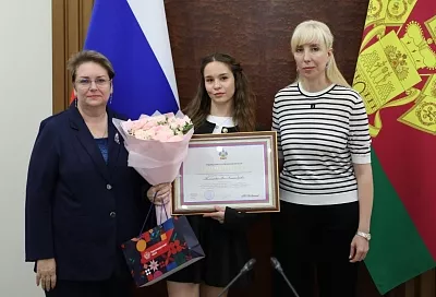 Вице-губернатор Кубани Анна Минькова встретилась с победителями и призерами всероссийской олимпиады школьников