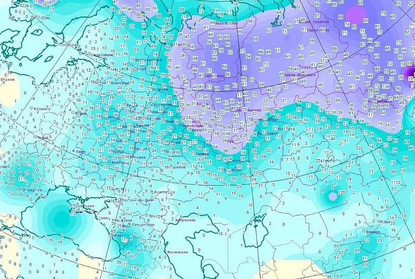 Под белым покрывалом: где в Краснодарском крае выпало больше всего снега