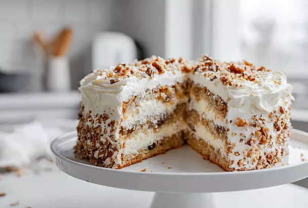 Пеку быстрый медовый торт: нежный, как пух, и без раскатки коржей