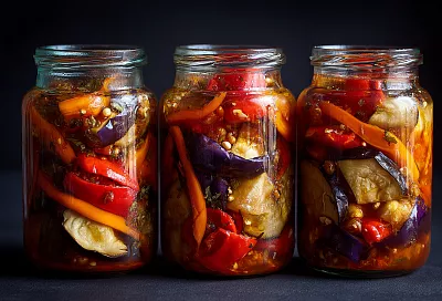 Жареные баклажаны с перцем: вкусная заготовка на зиму