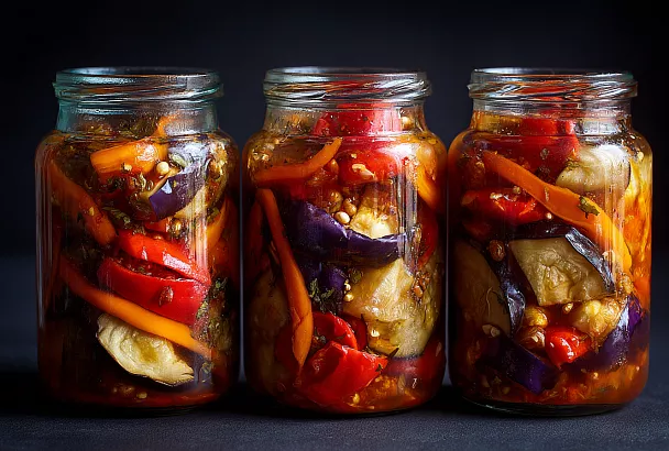 Жареные баклажаны с перцем: вкусная заготовка на зиму